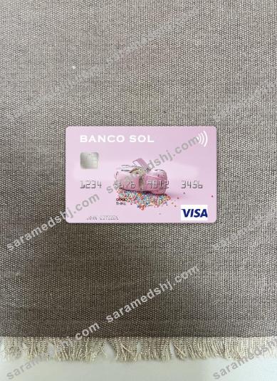Angola Banco Sol visa card photolook front